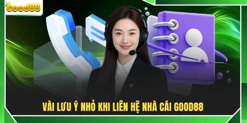 Vài lưu ý nhỏ khi liên hệ nhà cái GOOD88